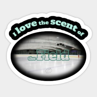 I love Hockey Sticker